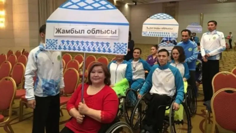Жамбылские танцоры на колясках готовятся к международному турниру «Kazakhstan Open 2016» 