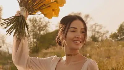 Айжан Байзакова с мужем провели обряд "неке қию", фото - Новости Zakon.kz от 20.10.2022 14:48