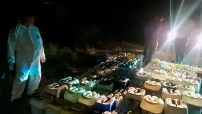 Спецоперация КНБ и МВД Кыргызстана: ликвидирована крупная нарколаборатория, фото - Новости Zakon.kz от 27.07.2023 11:34