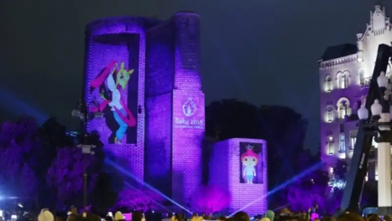 Церемония зажжения огня первых Европейских игр состоялась в храме Атешгях