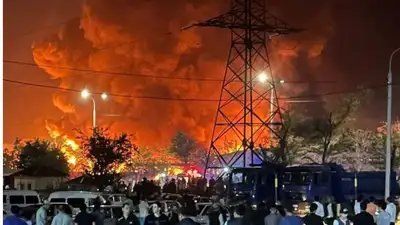 Пожар на складе в Ташкенте локализован
