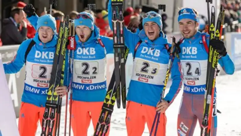 На чемпионате мира по биатлону перепутали гимн России