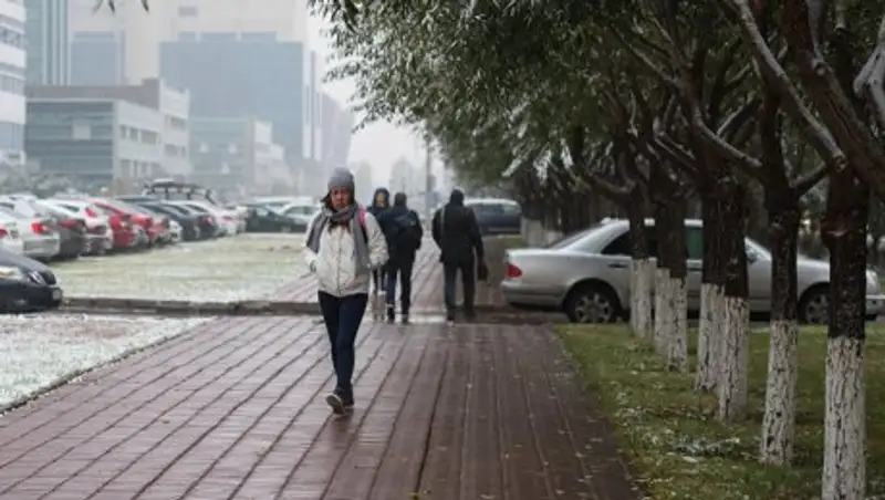 25 октября на большей части Казахстана пройдет снег