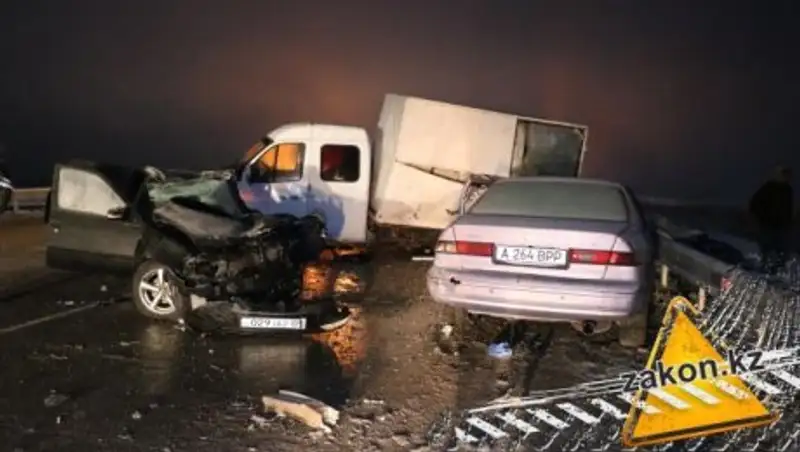 Увеличилось число пострадавших в массовом ДТП в Алматинской области