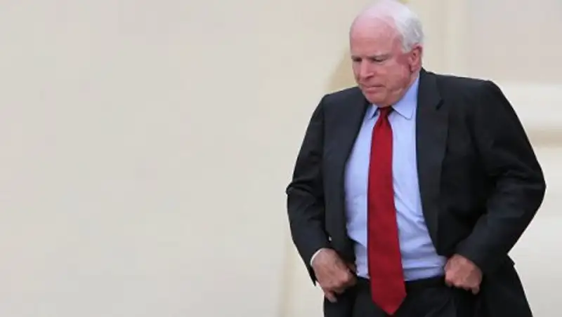 Опубликовано прощальное послание Маккейна