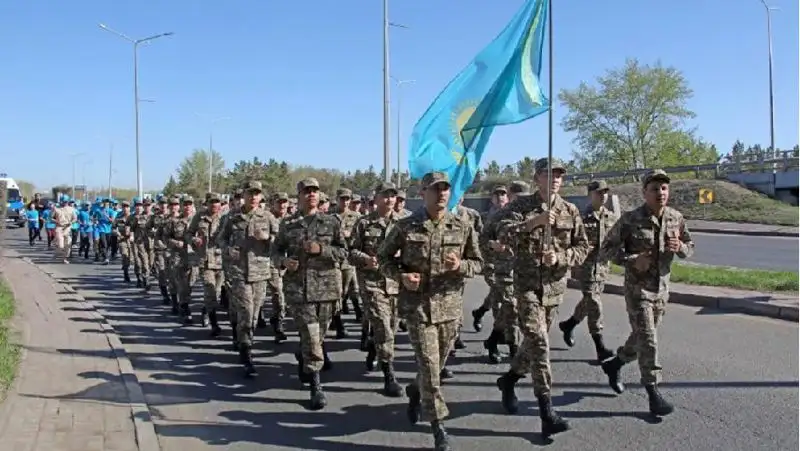 военные, фото - Новости Zakon.kz от 30.04.2022 15:05