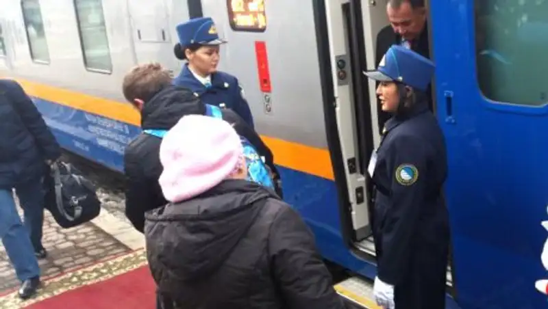 Первый поезд «Тұлпар-Тальго» прибыл в Павлодар