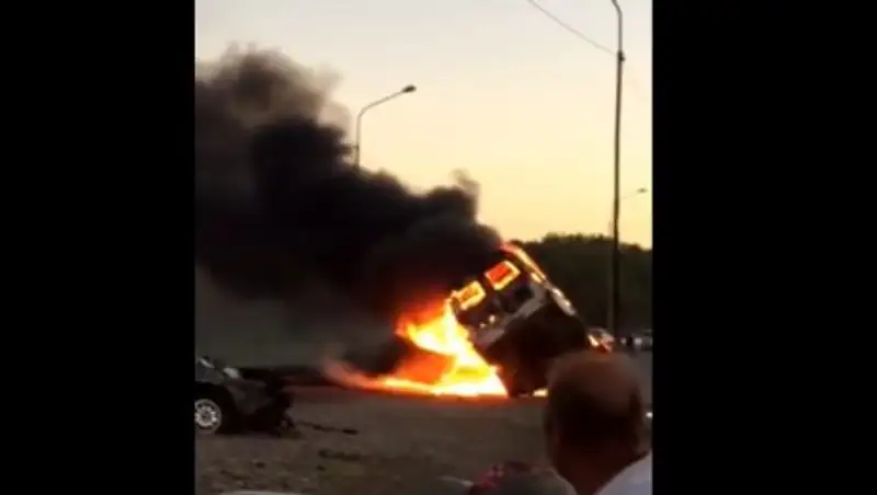 Страшное ДТП на трассе Туркестан-Кентау попало на видео