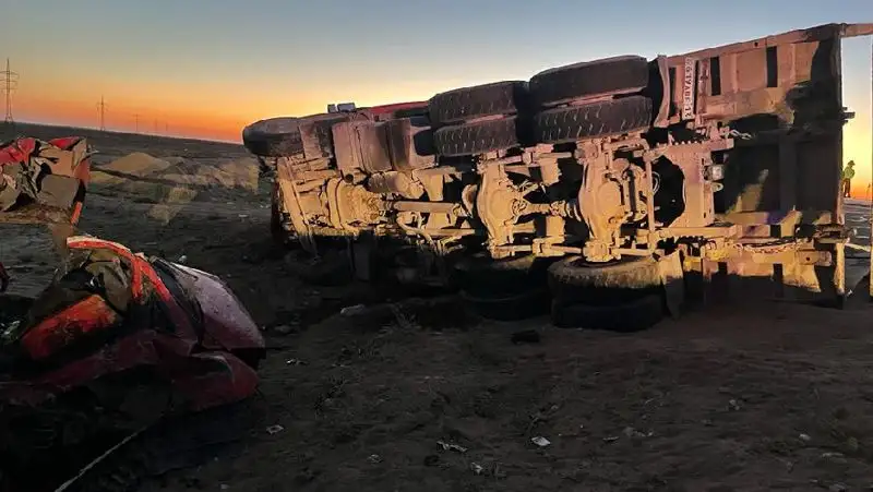 Почти вся семья погибла в ДТП в Карагандинской области