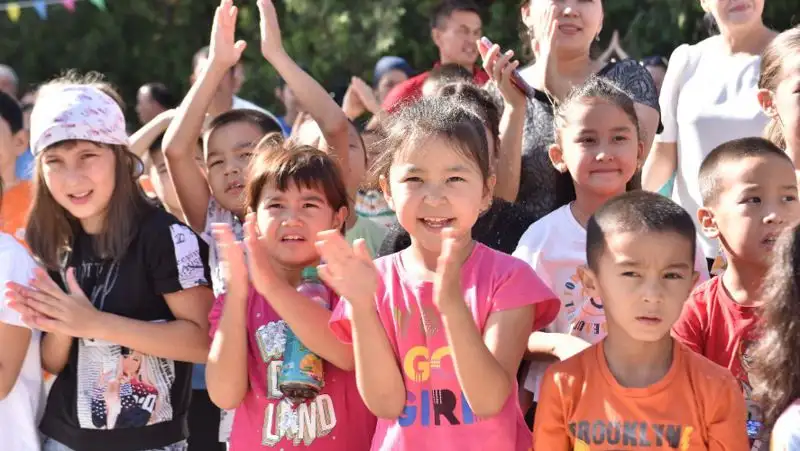 В Шымкенте прошла акция "Мы – счастливые дети!"