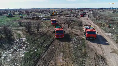 в столице ликвидируют несанкционированные свалки, фото - Новости Zakon.kz от 09.06.2022 19:26