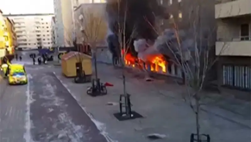 В Швеции в мечеть бросили коктейль Молотова