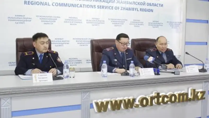 В Жамбылской области количество зарегистрированных преступлений снизилось на 8,8%