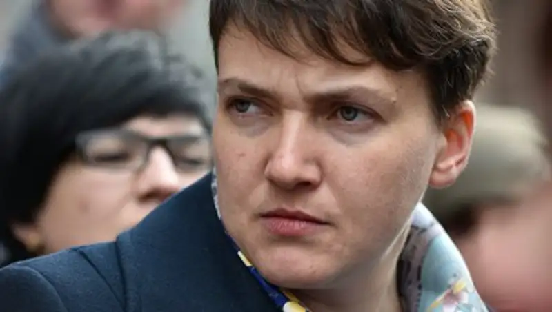 Депутат Рады Надежда Савченко спела в прямом эфире