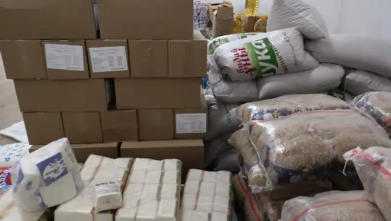 Регионы страны продолжают поставлять гуманитарную помощь пострадавшим в Арыси