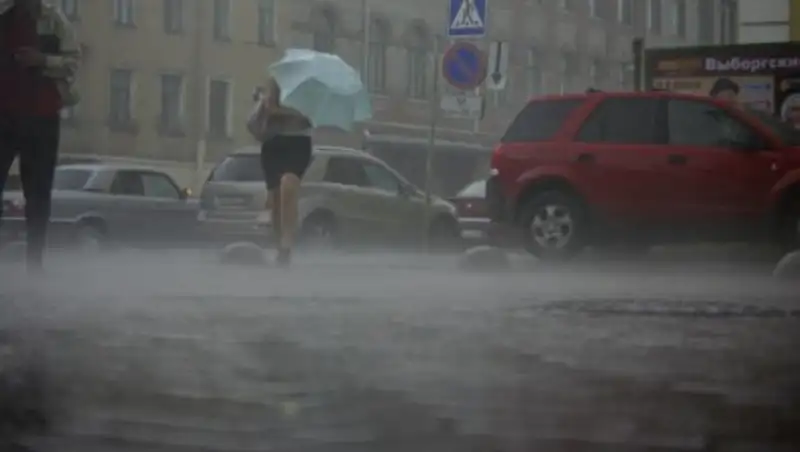 Штормовое предупреждение: на Астану и Акмолинскую область надвигается гроза с градом