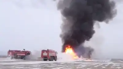 В аэропорту Улан-Удэ рухнул вертолет Ми-8