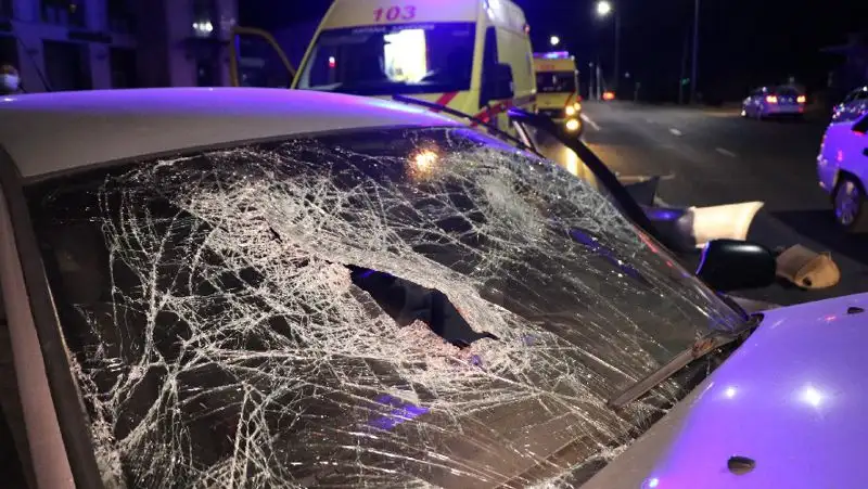 Массовое ДТП произошло в Актобе