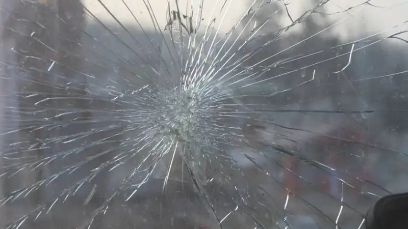 ДТП с участием автобуса в Нур-Султане попало на видео