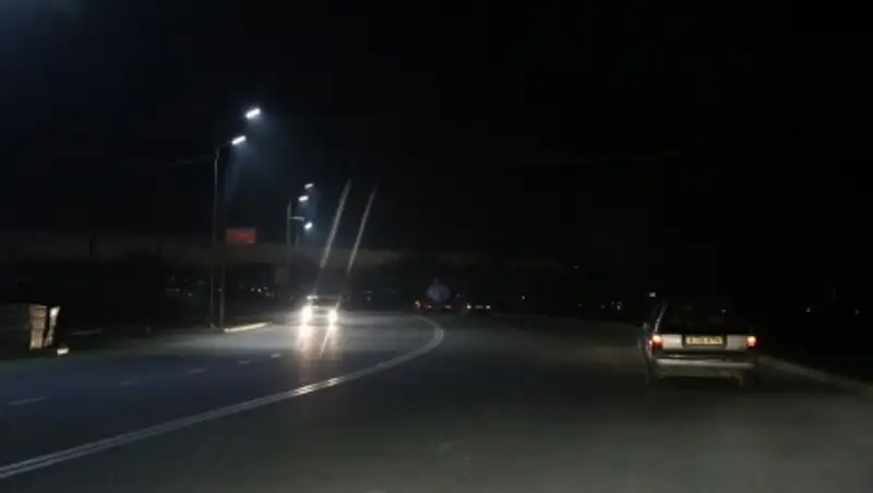 Аким Талдыкоргана раскритиковал ночное освещение города