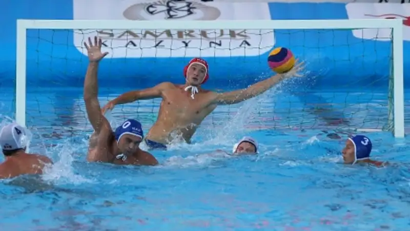 Мужская сборная Казахстана по водному поло одержала свою первую победу на чемпионате мира