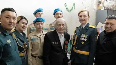 Фронтовику Филипу Губанову 101 год, фото - Новости Zakon.kz от 27.11.2022 16:40
