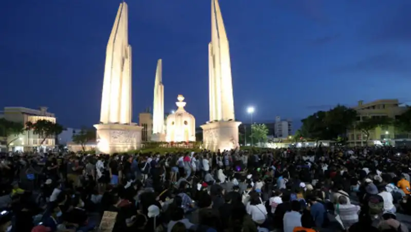 В столице Таиланда прошел антиправительственный митинг