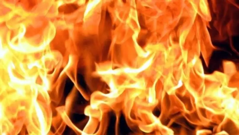 На паркинге в Алматы произошел пожар