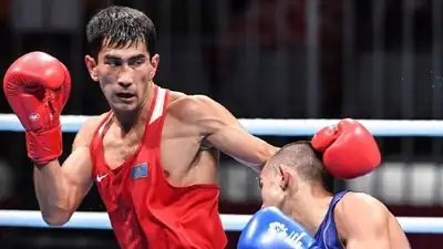 Асланбек Шымбергенов  вышел в полуфинал чемпионата мира по боксу, фото - Новости Zakon.kz от 10.05.2023 17:21