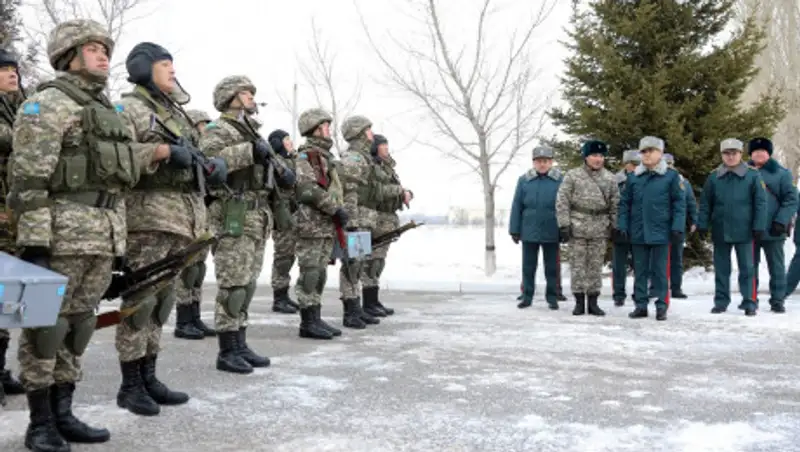 Действия по сигналу тревоги отработали военнослужащие столицы