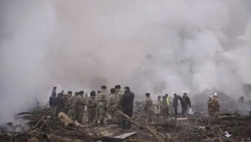 На месте катастрофы в аэропорту «Манас» обнаружено девять фрагментов человеческих тел