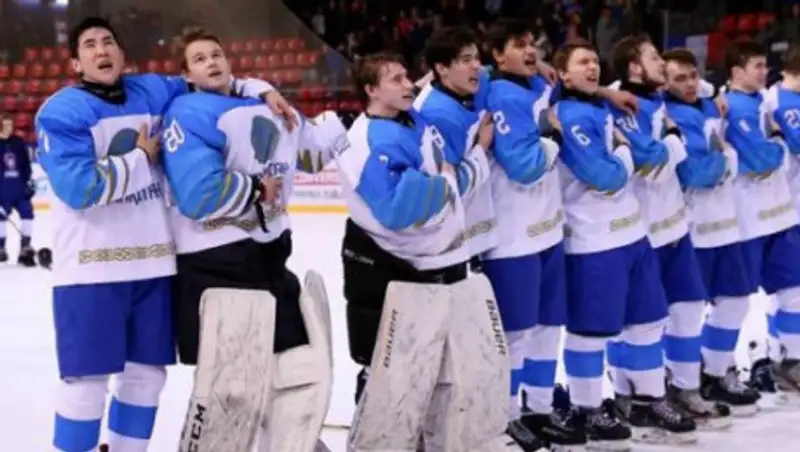 Cборная Казахстана по хоккею второй раз подряд разгромила соперников на юниорском ЧМ