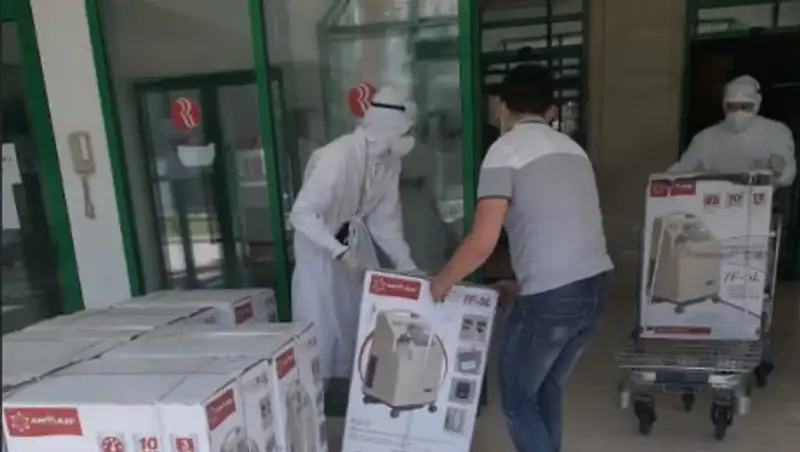 Оборудование для лечения COVID-19 поступило в медучреждения Нур-Султана