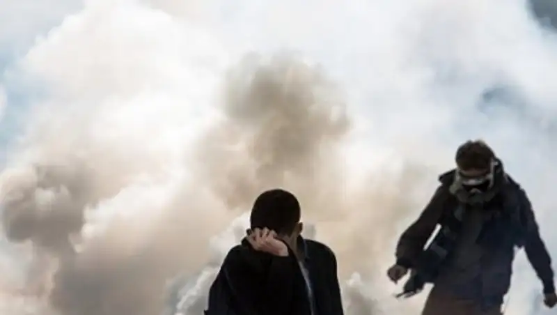 В Берлине от взрыва дымовой шашки на митинге пострадали девять человек