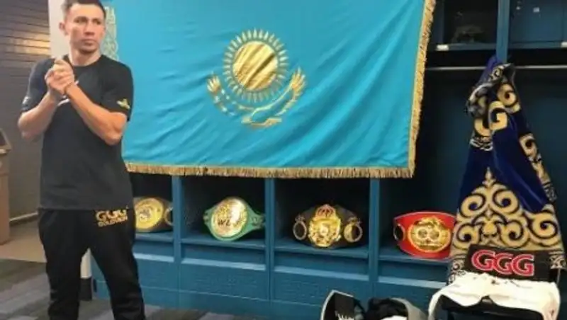 Головкин прибыл на арену для боя с Мартиросяном