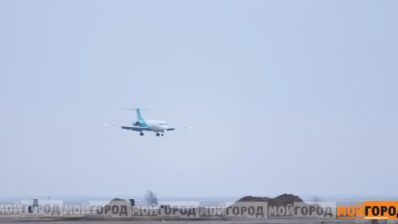 В уральском аэропорту сел первый самолет после реконструкции взлетной полосы