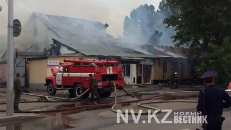 В Караганде пожар в кафе ликвидирован