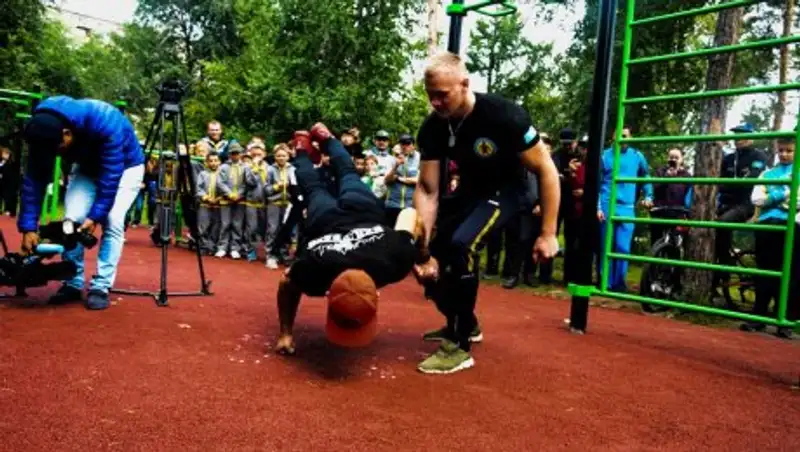 Все области Казахстана покрыты площадками для занятий street workout от НОК Казахстана