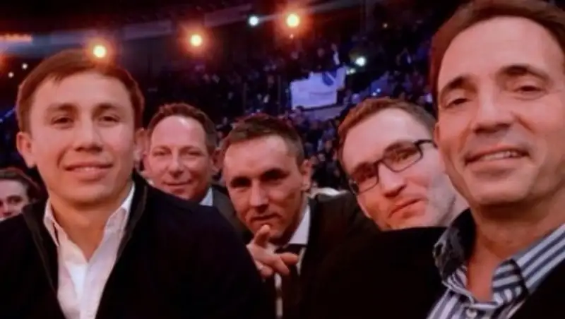 Геннадий Головкин посетил бой Штурм — Штиглиц