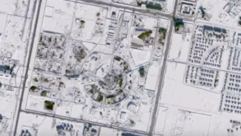 Ход строительства объектов выставки ЭКСПО-2017 сняли из космоса