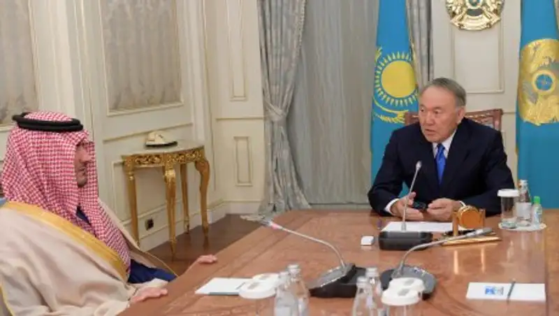 Назарбаев поблагодарил саудовского министра за поддержку в строительстве столицы