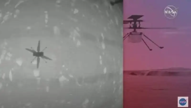 Совершен первый полет вертолета на Марсе