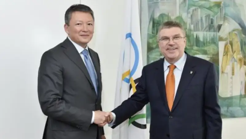 Тимур Кулибаев встретился с президентом Международного Олимпийского комитета Томасом Бахом