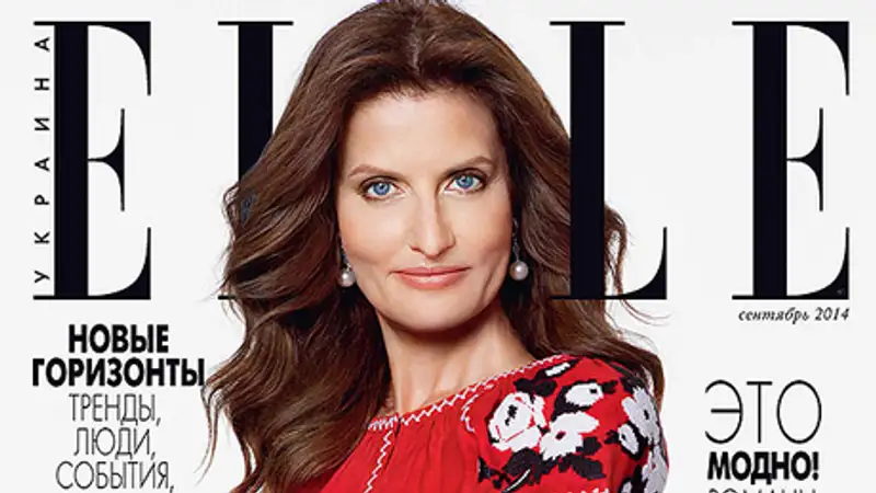 Жена Порошенко снялась для обложки Elle