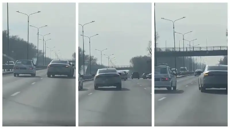 «Танцы» на дорогах Алматы устроил водитель Toyota