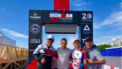 триатлон,  Ironman KZ, Нур-Султан, фото - Новости Zakon.kz от 06.06.2022 17:29