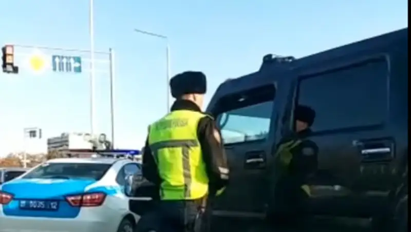 Полиция прокомментировала погоню за Hummer в Актау