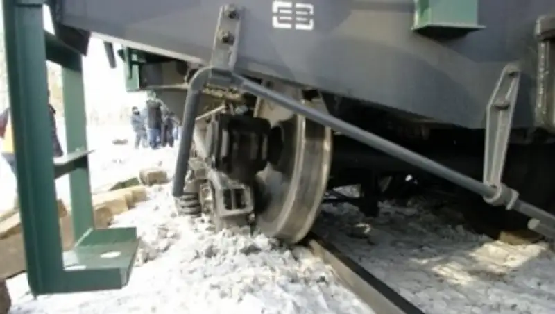 В Жамбылской области вагоны сошли с рельсов