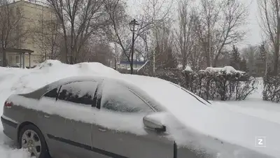 снег, зима, машина , фото - Новости Zakon.kz от 23.02.2022 10:45