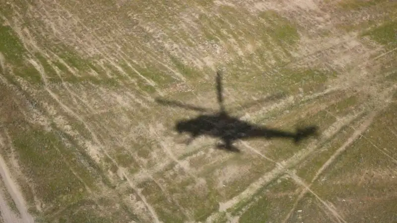 МИ-35М, учебный полет, аэродром, фото - Новости Zakon.kz от 07.05.2023 10:00